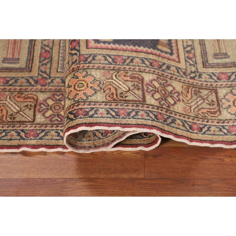 Anatolian Turkish Vintage Runner Rug Handmade Wool Carpet - 3'2" X 8'10"