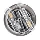 preview thumbnail 39 of 55, Modern Farmhouse 2-light Water Pattern Hammered Glass Flush Mount 9in