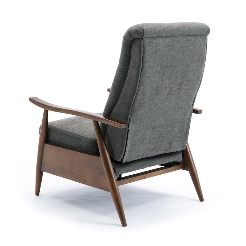 Sloan Wood Arm Push Back Recliner by Greyson Living