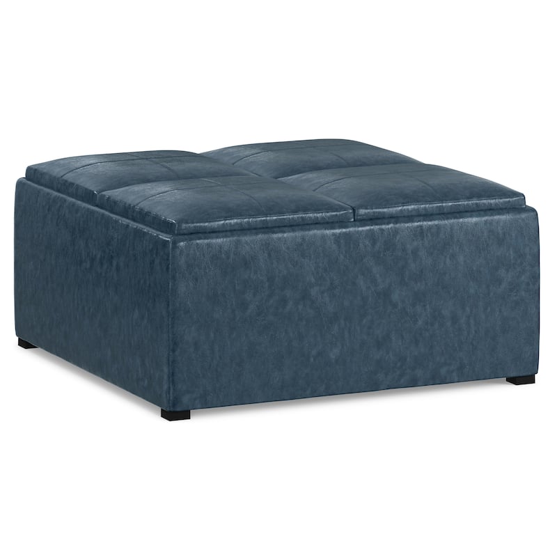 WYNDENHALL Franklin Wide Contemporary Table Ottoman