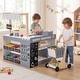 preview thumbnail 4 of 30, Costway Kids Grocery Store Playset Wooden Pretend Play Supermarket - See Details