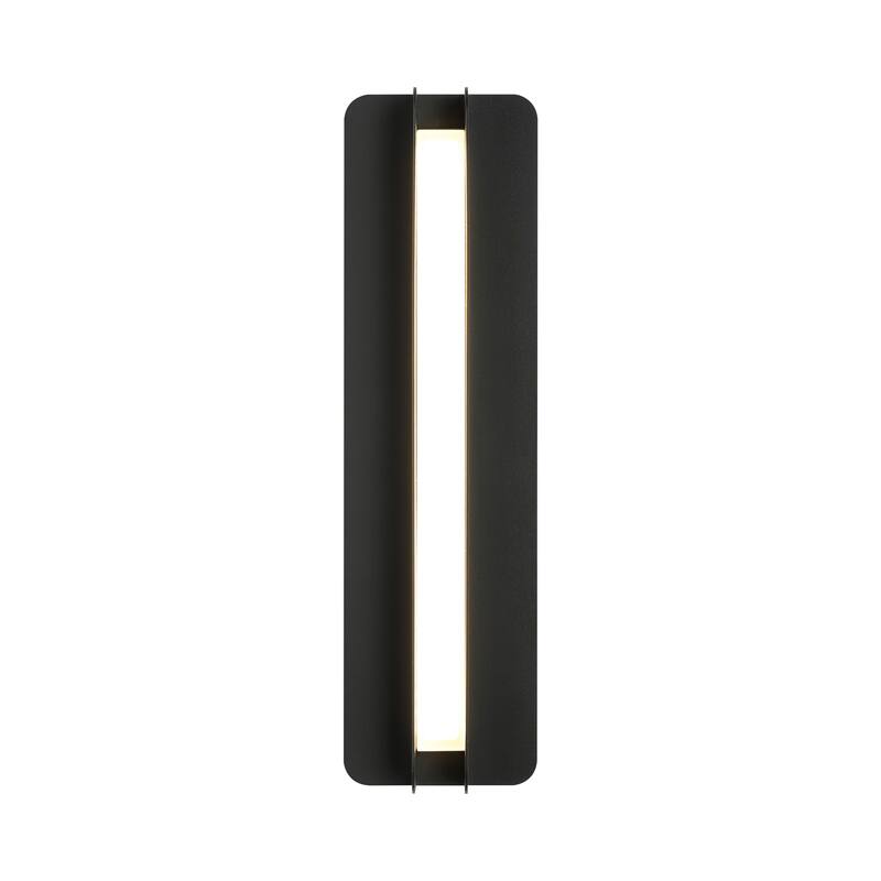 Modern Black Outdoor Wall Lights Linear Dimmable LED Wall Sconce Lights