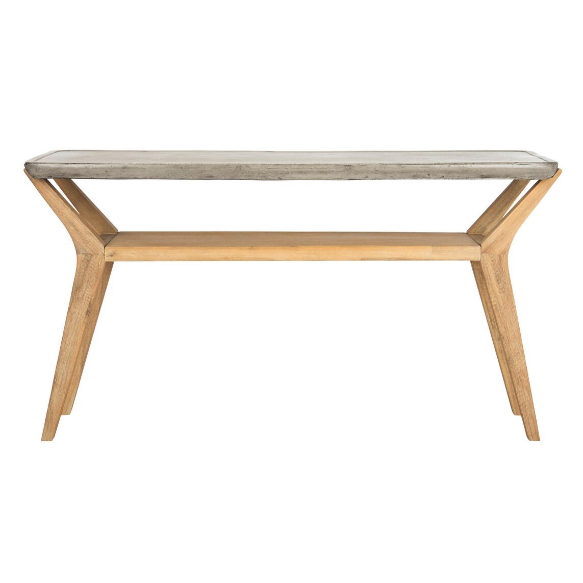 Safavieh VNN1020 Babette 55-1/8 Inch Wide Concrete Top