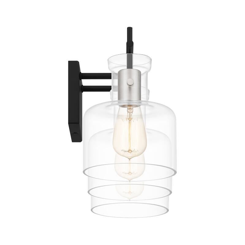 Pensbury 3-Light Matte Black Vanity Light