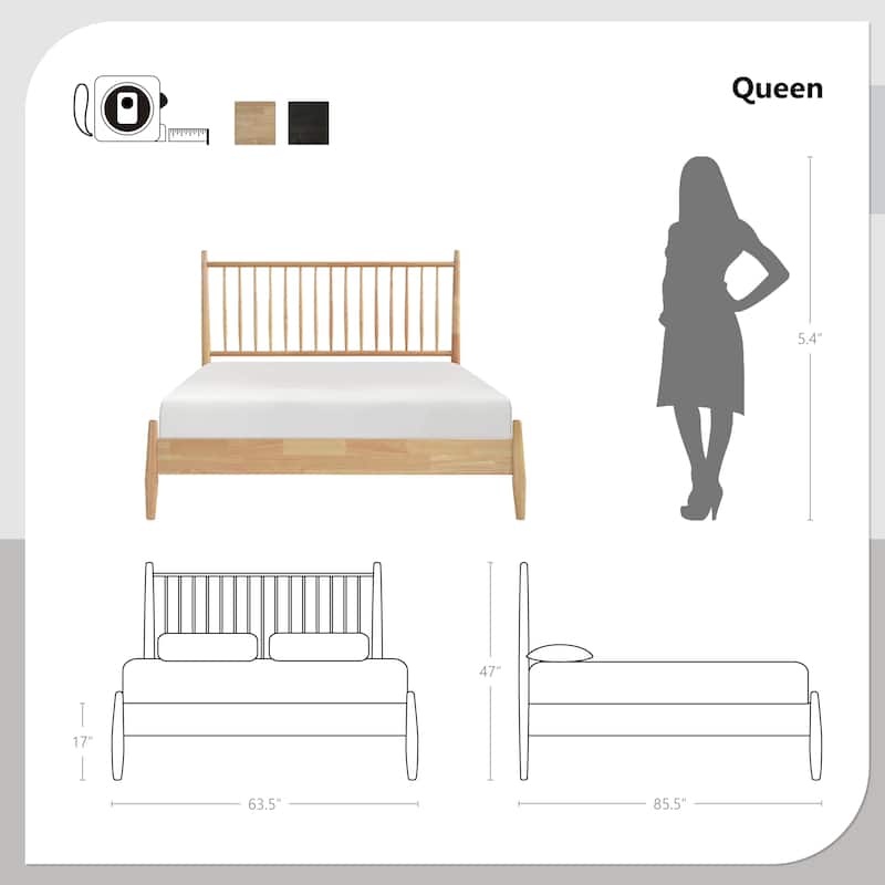 Alsea Platform Bed, Queen