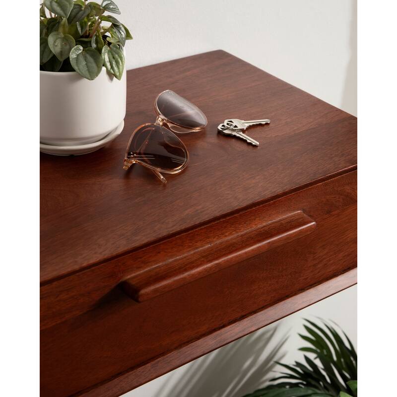 Kate and Laurel McCutcheon Wood Storage Shelf