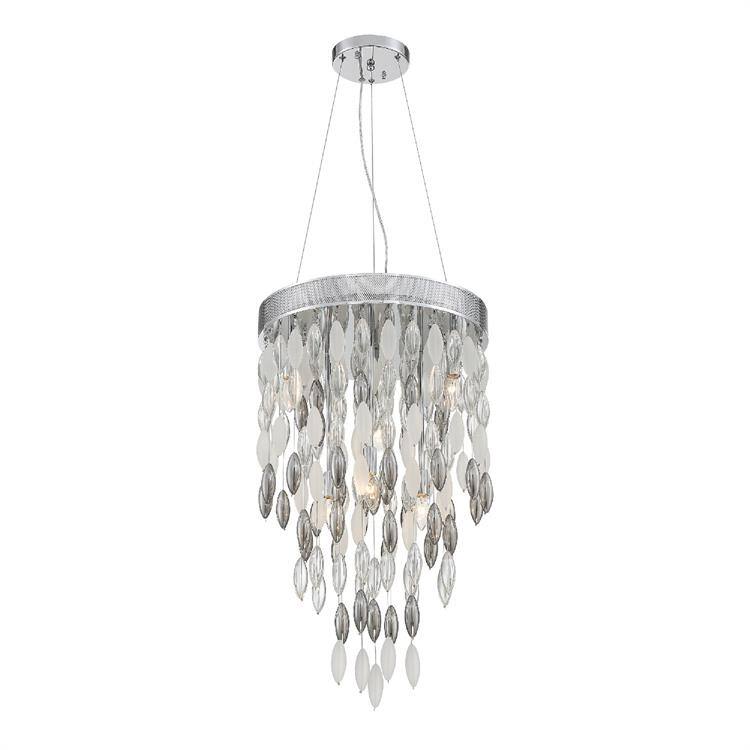 Hudson 6 Light Chrome Chandelier - 18'' W x 29'' H