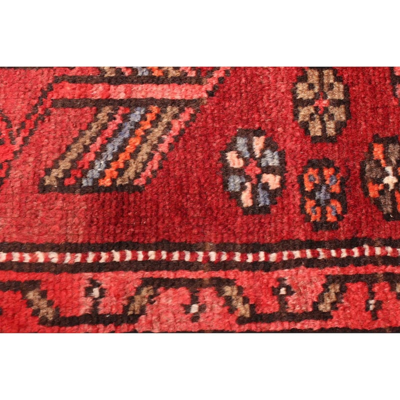 ECARPETGALLERY Hand-knotted Andelz Red Wool Rug - 4'5 x 7'3
