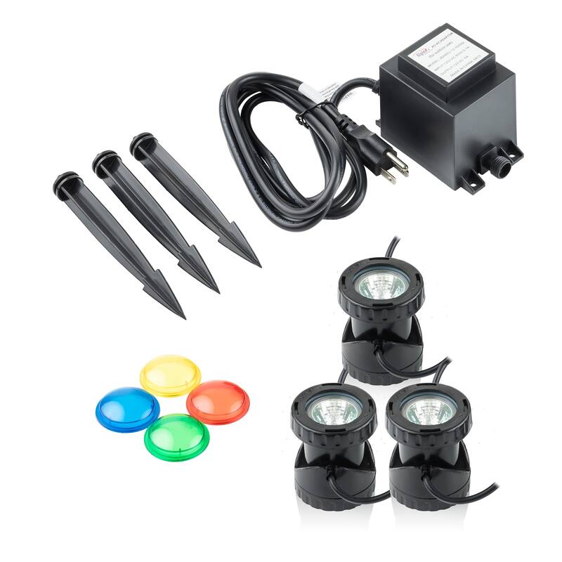 Power Beam 20-watt Lights with Transformer (Set of 3 Lights)