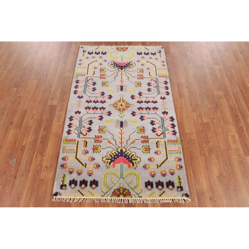 Ziegler Indian Foyer Rug Handmade Wool Carpet - 3'0"x 5'2"