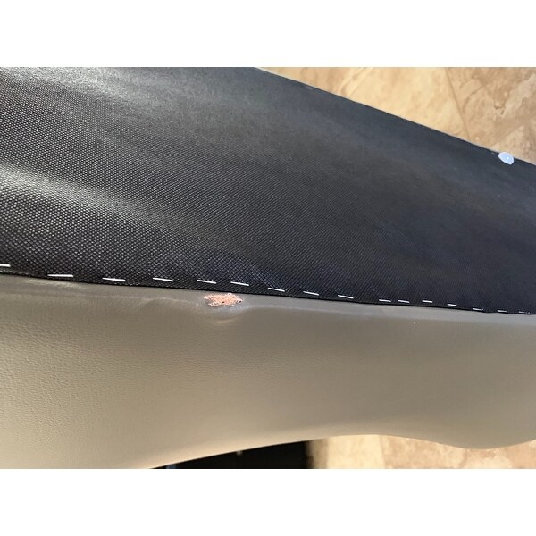 Shop Black Friday Deals On Stretch Chaise Faux Leather Curved Yoga And Lounge Chair On Sale Overstock 21161615