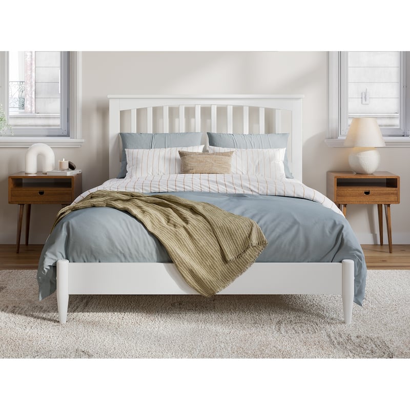 Becket Solid Wood Low Profile Platform Bed