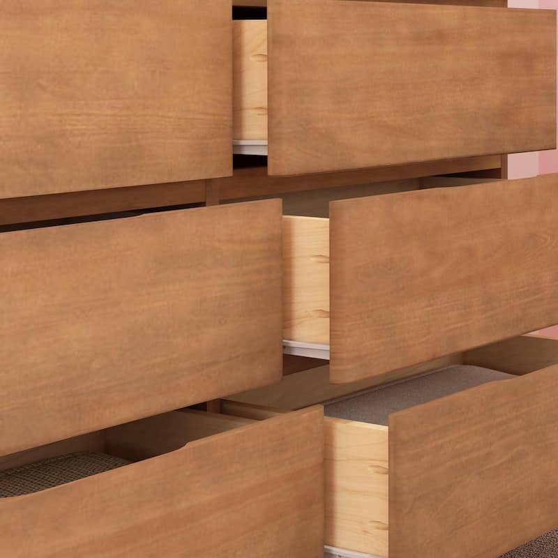 Max and Lily Farmhouse 6-Drawer Dresser