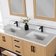 preview thumbnail 48 of 143, Altair Wildy Bathroom Vanity with White Composite Stone Top without Mirror