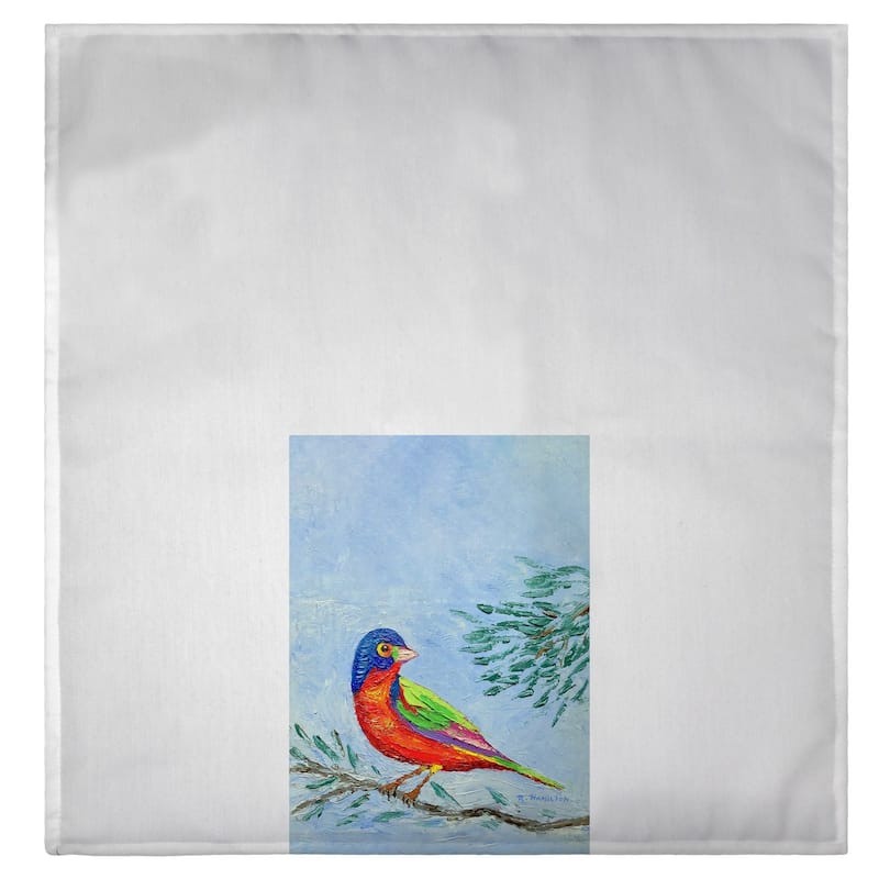 Palette Painted Bunting Guest Towel - 20x20
