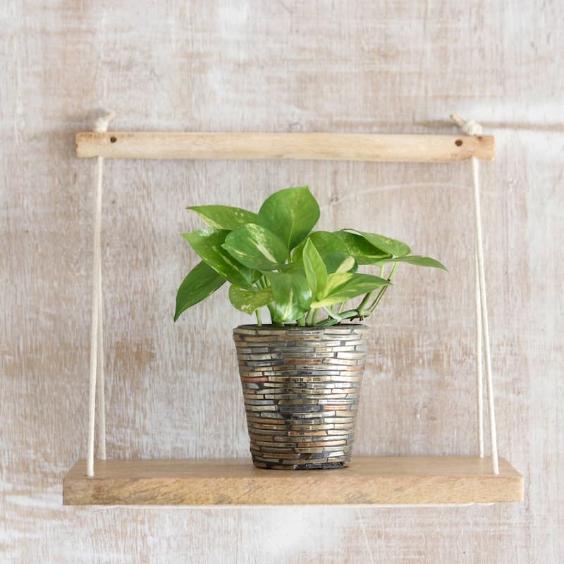 Novica Handmade Bohemian Spirit Wood Hanging Shelf Bed Bath & Beyond