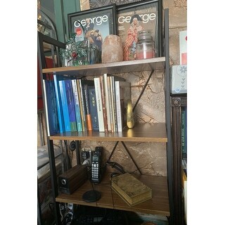 Baxton Studio New Semester Industrial Vintage Bookshelf