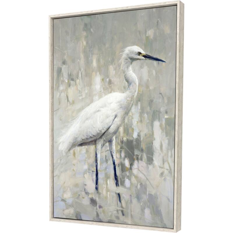 Paragon White Egret Canvas