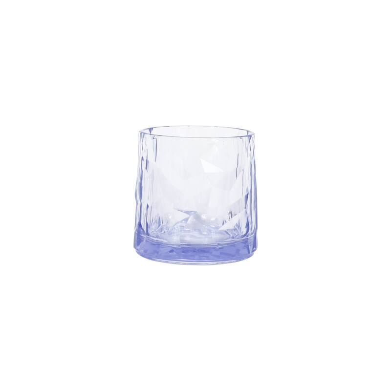 Superglass Blue Polycarbonate Low Ball