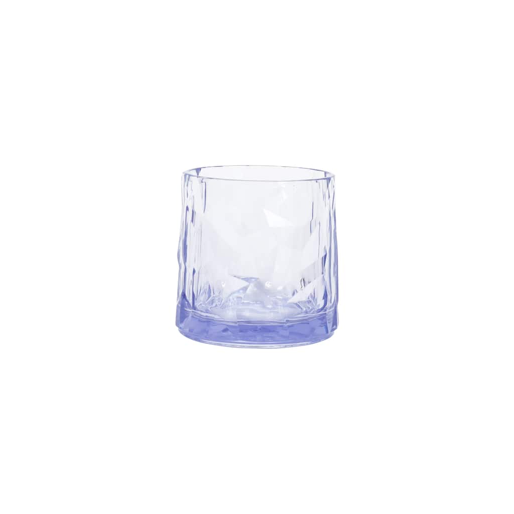 Superglass Blue Polycarbonate Low Ball