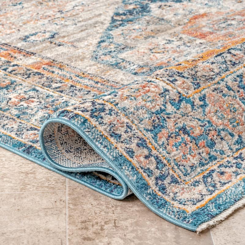 Nuloom Traditional Vintage Medallion Correa Area Rug