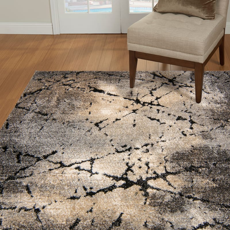 Gertmenian Barcelona Polyester / Polypropylene Turfted High-Low Area Rug Collection