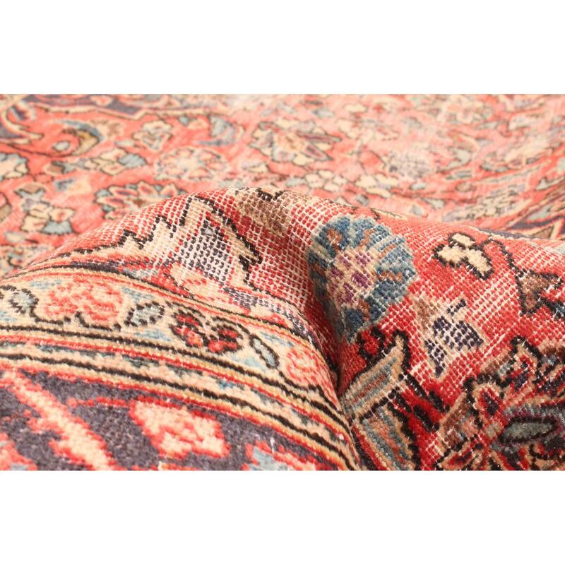 ECARPETGALLERY Hand-knotted Antalya Vintage Red Wool Rug - 3'11 x 6'2