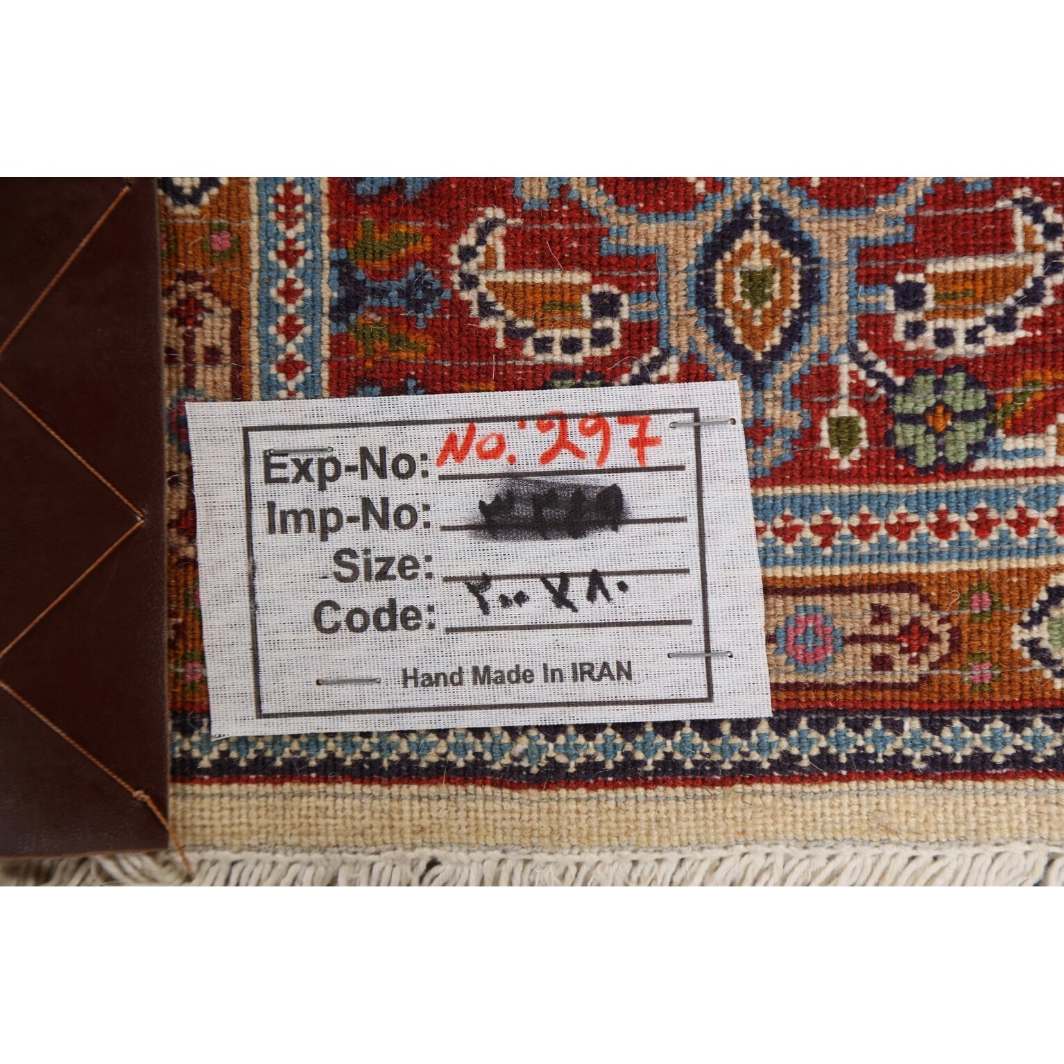 Vegetable Dye Geometric Mood Persian Runner Rug Handmade Wool Carpet - 2'7
