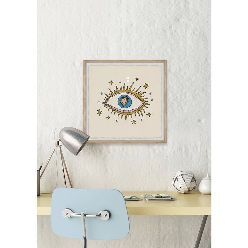 Burning Heart Framed Wall Art, Elegant Home Touch - Sophisticated Artwork for Refined Décor