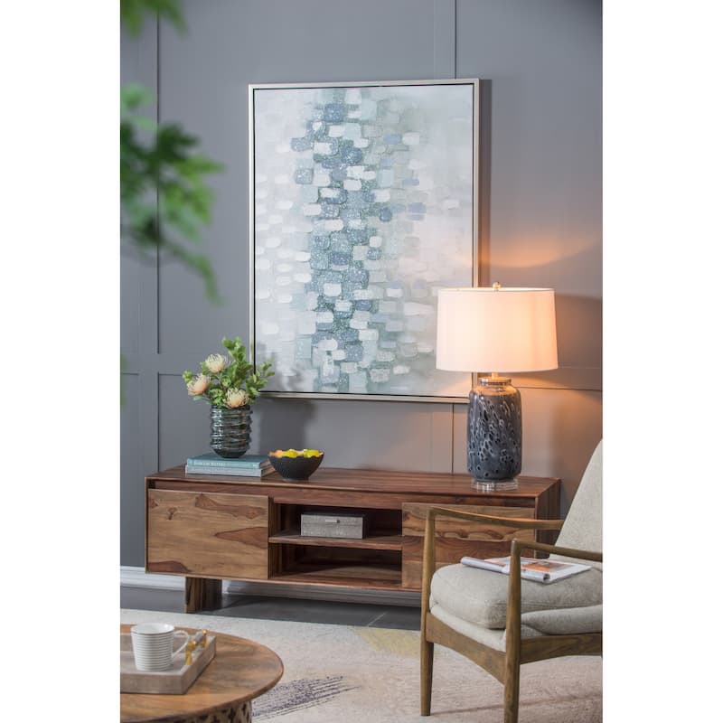 D16.9''xH28'' Ellis Glass Table Lamp