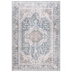 preview thumbnail 27 of 37, SAFAVIEH Baltimore Olimpia Machine Washable Shabby Chic Vintage Oriental Rug 4' x 6' - Light Grey/Blue - Rectangle