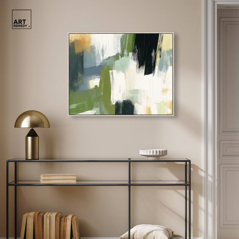 Moss Layers I Canvas by Art Remedy