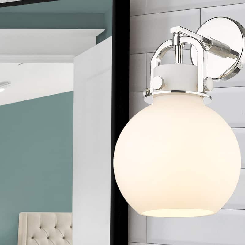 Innovations Lighting 410-1W-14-8 Newton Sphere Sconce Newton Sphere 1