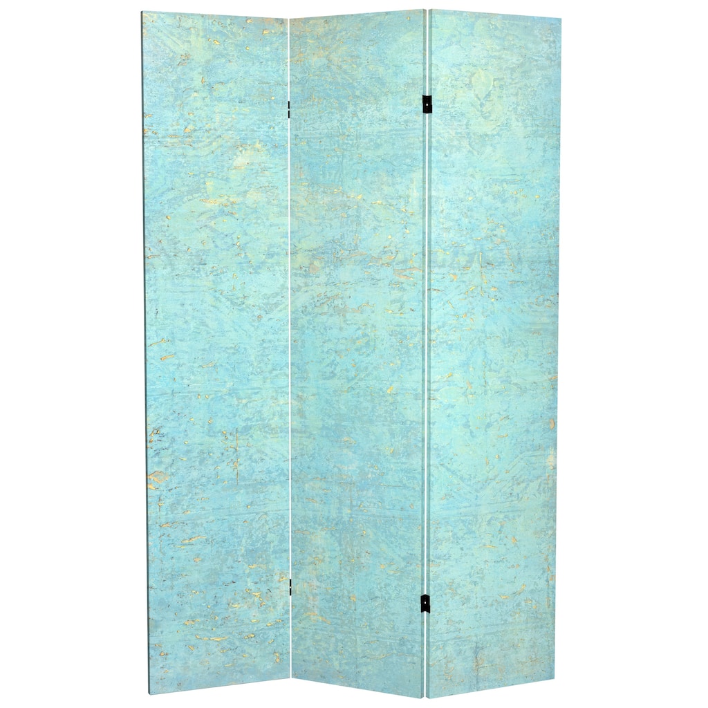 Handmade 6' Double Sided Voice of the Sky Canvas Room Divider