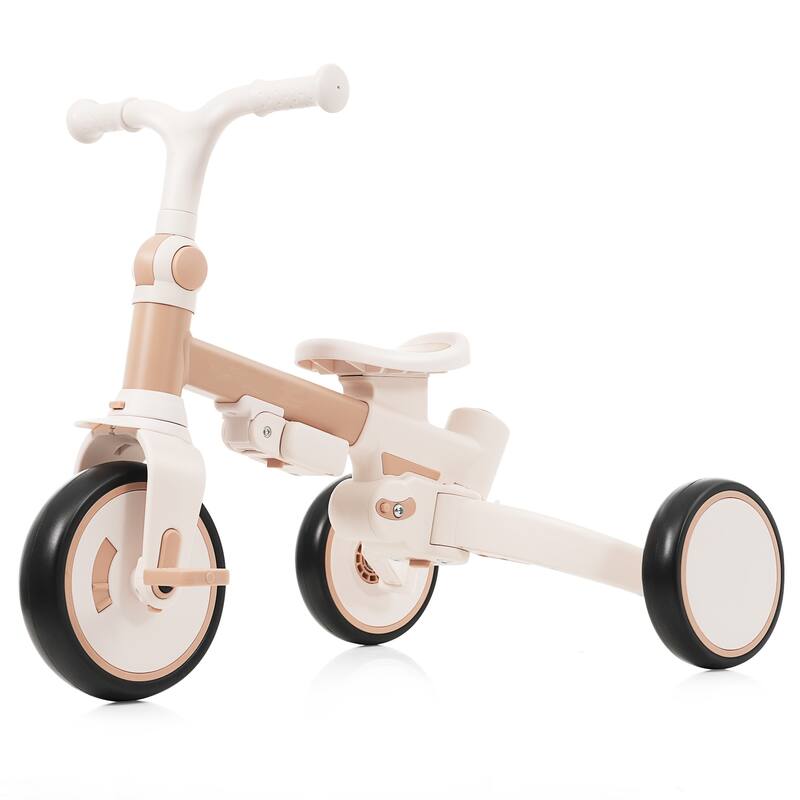 Foldable Toddler Tricycle with Removable and Adjustable Handle