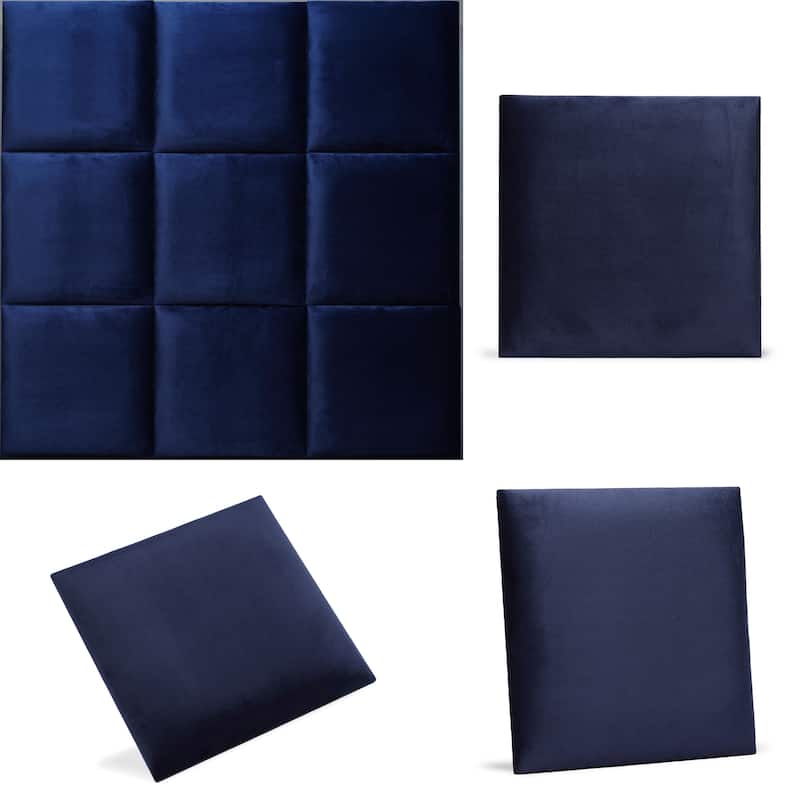 Wall!Supply Luxury Velvet Textile (2pc.) - Blue