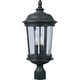 preview thumbnail 1 of 0, Maxim Dover 21" Tall 3 Light Post Light with Clear Seedy Glass