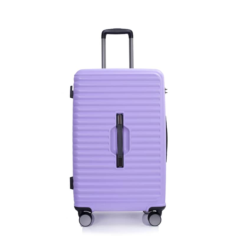 Lightweight Suitcase with Hooks w/ 3-step Telescoping Handle, TSA Lock ...