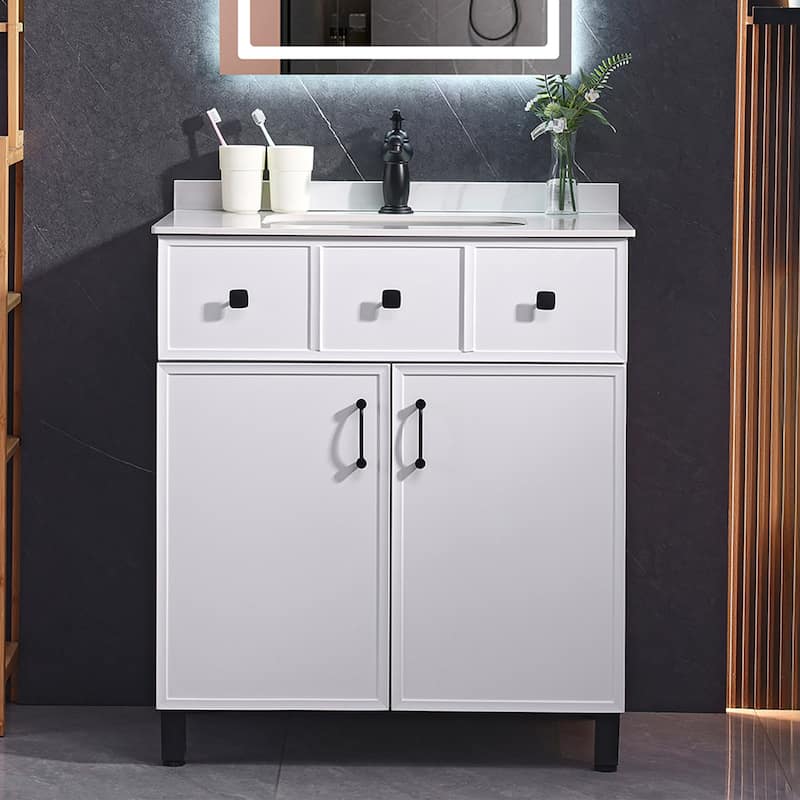 24 Inch Bathroom Vanity with Sink Stylish and Modern Affordable Bathroom Furniture