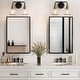 preview thumbnail 65 of 151, Modern Vanity Lights Dimmable Bathroom Light Fixtures with Glass Shade