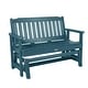 preview thumbnail 2 of 43, HIGHWOOD Lehigh Garden Glider Bench Nantucket Blue