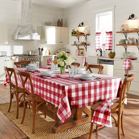 The Gray Barn Emily Gulch Buffalo Check Tablecloth