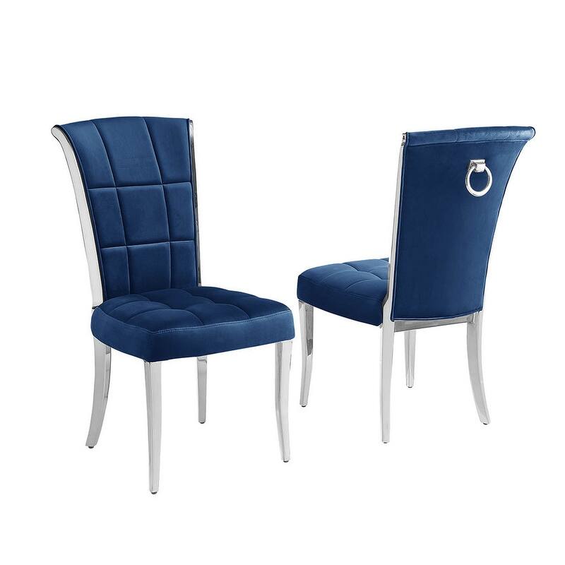 Best Quality Furniture D400/1-SC320-7 Dining Set with 78" 12mm Glass with Bevel