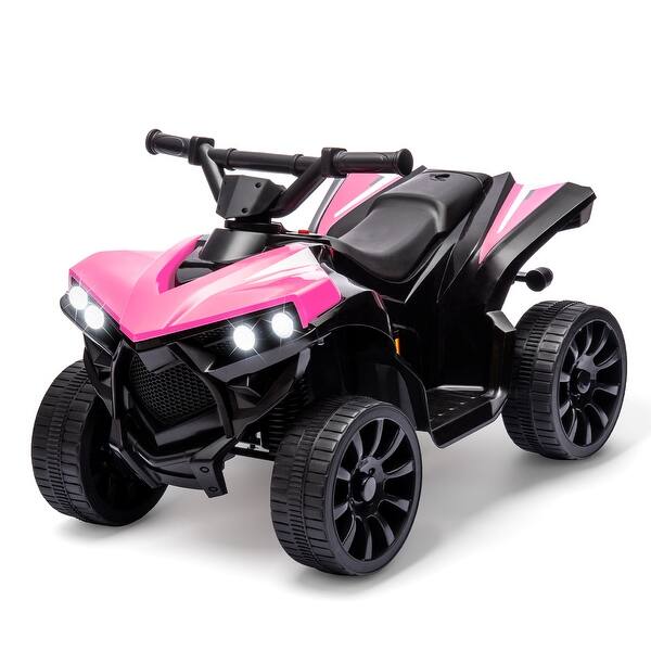slide 2 of 30, 6V Kids Ride-on Toy, 4-Wheeler ATV Play Car