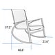 preview thumbnail 10 of 48, Corvus Antonio Outdoor Sling Fabric Rocking Chair