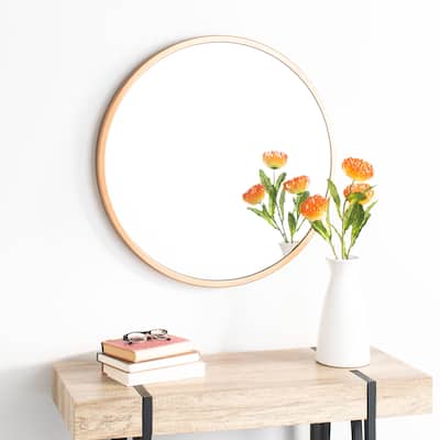 SAFAVIEH Eason 30-inch Round Mirror - 30" W x 1.5" L x 30" H