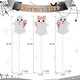 preview thumbnail 64 of 84, Glitzhome Halloween LED Ghost Cat Pumpkin Nutcracker Yard Stakes Standing Sign Hanging Decor