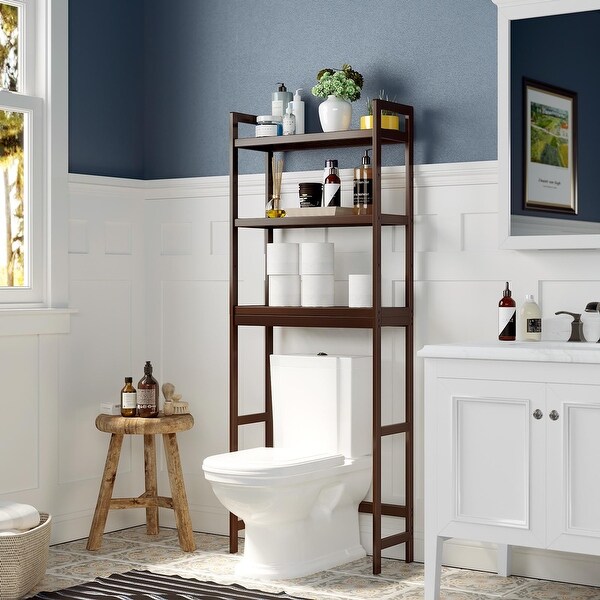 VEIKOUS OverTheToilet Storage Bathroom Organizer with Shelf