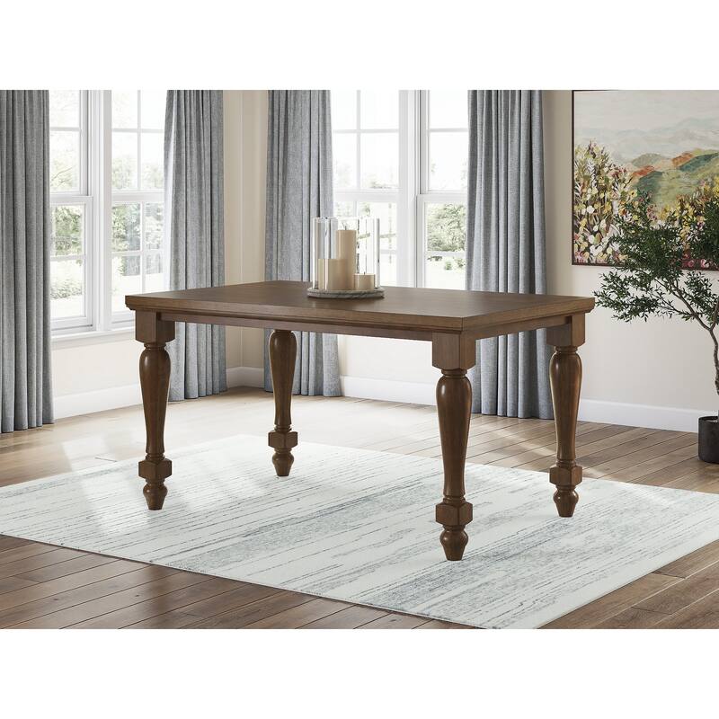 Signature Design by Ashley Chadworth Brown Dining Table - 66"W x 42"D x 36"H