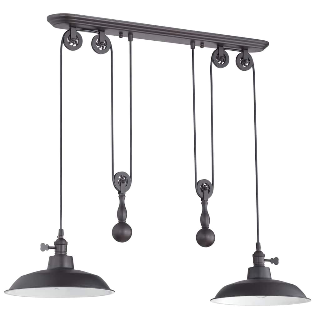Craftmade 2 Light Full Sized Pendant - 38.25 Inches Wide